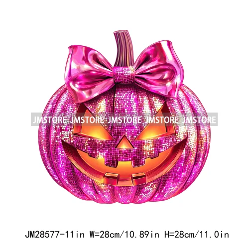 Howdy Pumpkin Ghost Western Fall Vibes Turquoise Coquette Bow Autumn Iron On DTF Transfer Sticker Ready To Press For T-shirts