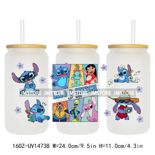 Birthday Cartoon Kids Friendship UV DTF Stickers Ready to Transfer Cup Wrap Custom Labels For Libbey Can Glass Tumblers Mugs