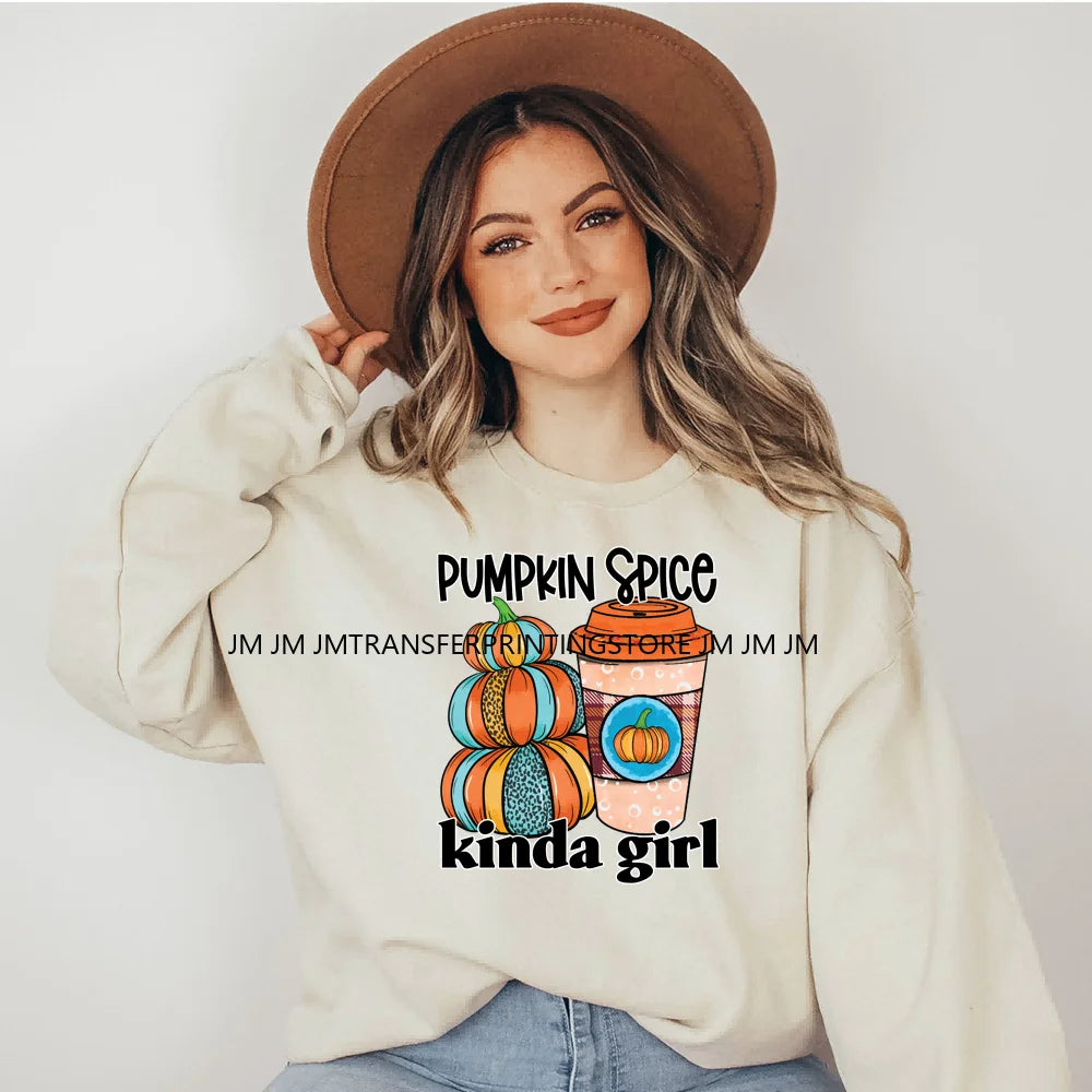 Fall Into Reading Sunflower Pumpkin Coquette Autumn Season Vibes Iron on DTF Heat Transfers Stickers Ready to Press for T-shirts