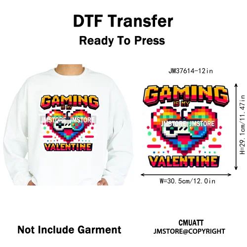 12in Old School Rap Hip Hop Music King Gaming Urban Vibes Graffiti Iron on DTF Heat Transfer Stickers Ready to Press for T-shirt