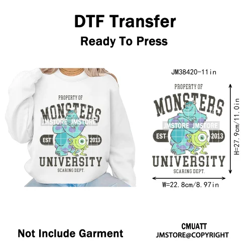 Funny Shells Coquette Bow Summer Salty Vibes Cartoon Printing Designs Iron On DTF Transfer Stickers Ready To Press T-shirts Bags