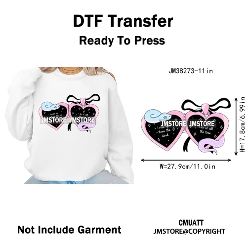 Funny Bookish Things Kindle Girlie TBR Read Books Lover Positive Quotes Iron on DTF Transfer Stickers Ready to Press for Textile