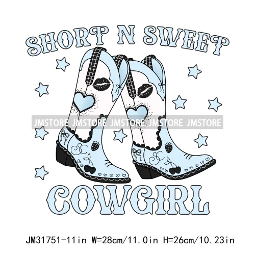 Funny Worthy Flowers Mental Health Positive Motivational Quotes Cowgirl Boots DTF Designs Iron On Transfer Stickers For T-shirts