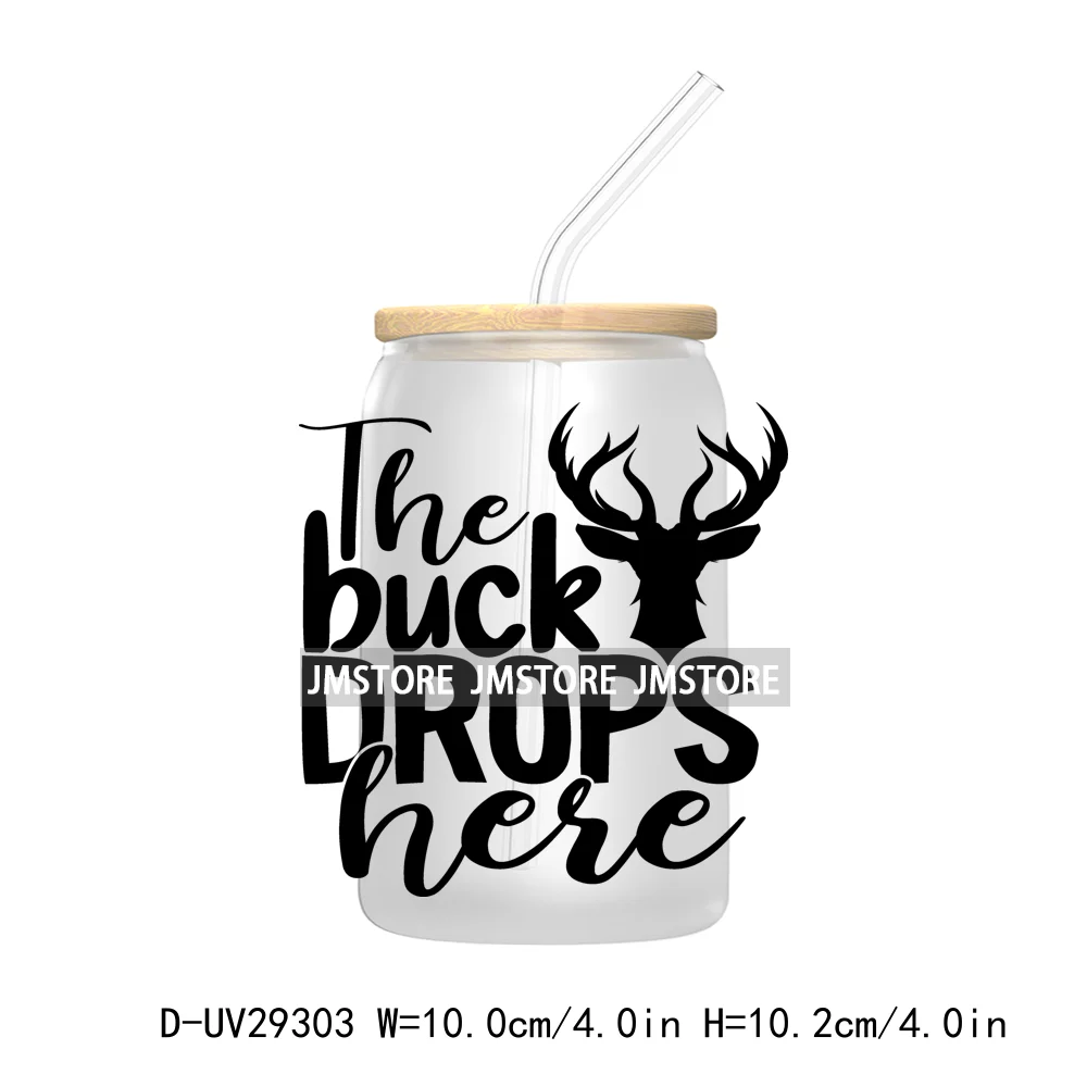 Mountain Hiking Quotes UV DTF Transfer Stickers Decals For Libbey Cold Cups Mugs Tumbler High Quality Labels Hunter Deer Fishing