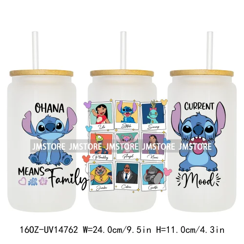 Birthday Cartoon Kids Friendship UV DTF Stickers Ready to Transfer Cup Wrap Custom Labels For Libbey Can Glass Tumblers Mugs