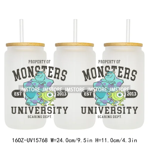 Retro Cartoon Western Summer Vibes UV DTF Cup Wraps Ready To Apply Waterproof Transfer Stickers For 16OZ Libbey Glass Can Mugs