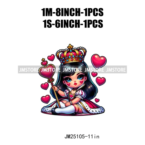 Cartoon Washable Halloween Princess Evil Queen Girls Printing Designs DTF Iron On Transfers Stickers Ready To Press For Textil