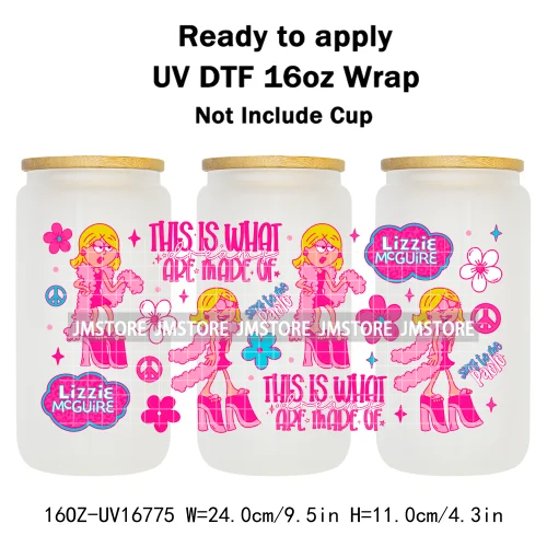 Cartoon Soft Drink Dessert UV DTF Stickers Ready To Transfer Cup Wrap Custom Labels DIY Craft For Libbey Can Glass Tumblers Mugs