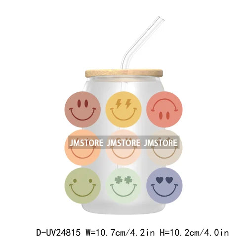 Be Kind To Your Mind Mental Health UV DTF Transfers Stickers Decals For Libbey Cold Cups Mugs Tumbler Waterproof DIY Craft