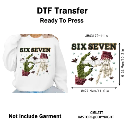 Faux Yarn Very Merry Christmas Mouse Friends Cartoon Santa Iron on Washable DTF Transfers Stickers Ready to Press for Clothing