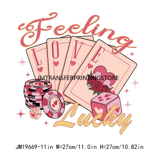 Retro Groovy Valentine Love You To Pieces DTF Transfer Iron On Heat Press Sticker For Hoodies