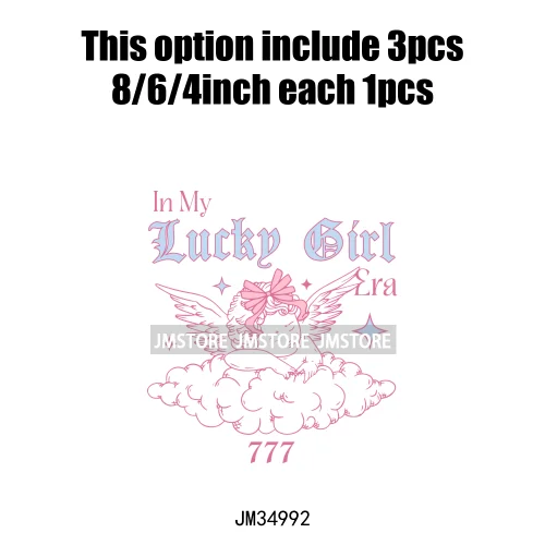 Funny Heart Love Numbers Sweet Valentine Cupid Baby Angel Club Iron On DTF Transfers Stickers Ready To Press For Sweatshirts