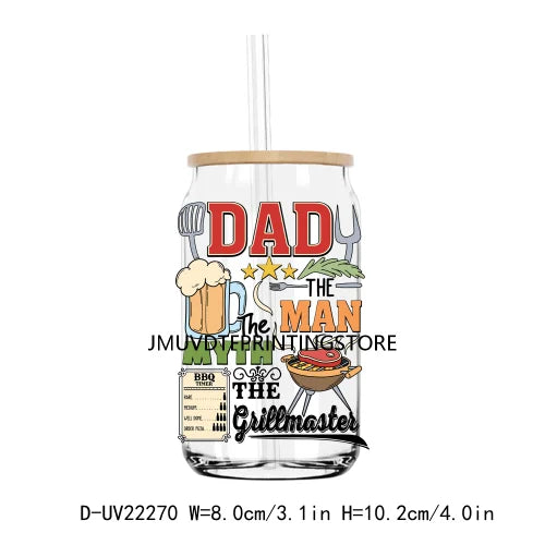 I'm An Autism Dad What's Your Superpower UV DTF Transfers Stickers Decals For Libbey Cold Cups Mugs Tumbler Waterproof DIY Craft