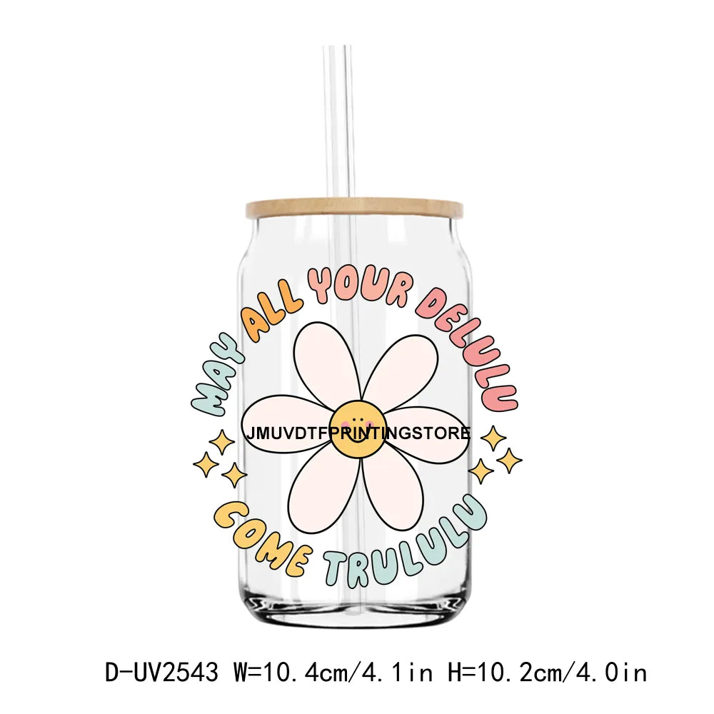 Cozy Girlie Season Positive Affirmation UV DTF Transfers Stickers Decals For Libbey Cold Cups Mugs Tumbler Waterproof DIY Craft