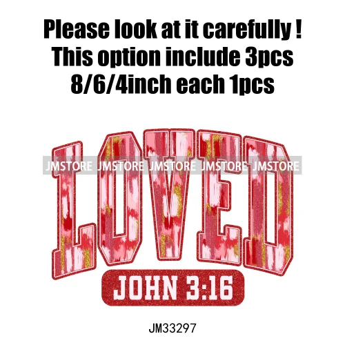 Hello Valentine Christian Jesus Love Floral Coquette Cupid XOXO Iron On DTF Transfer Stickers Ready To Press For Hoodies Bags