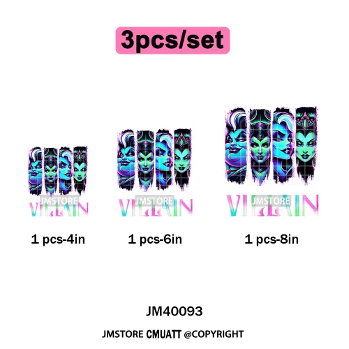 Happy Halloween Season Pumpkin Skull Cartoon Character Girly Evil Queen Iron on DTF Transfer Stickers Ready to Press for Textile