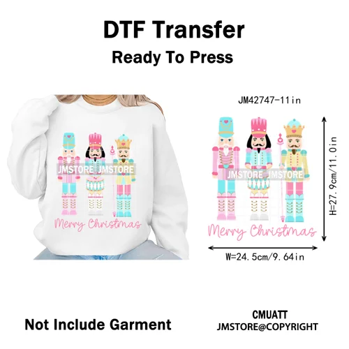 Y'all Are Nuts Pastel Cartoon Character Tis The Season Christmas Iron on DTF Heat Transfers Stickers Ready to Press for Clothes