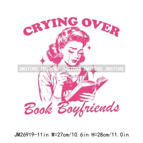 Readers Book Club Overthinker Mental Health Grab Life By Balls Positive Quotes DTF Iron On Transfers Stickers Decals For Clothes