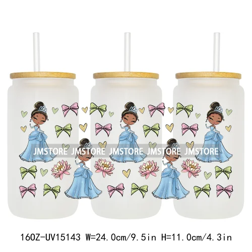 Magical Princess Best Friends UV DTF Stickers Ready to Transfer Cup Wrap Custom DIY Craft For Libbey Can Glass Tumblers Mugs