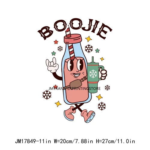 All I Need Is Cozy Winter Drink Coffee Lover Coquette Christmas Iron on Washable DTF Transfer Sticker Ready to Press for Hoodies