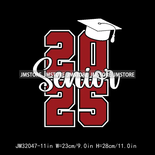 Class Of 2025 Season Coquette School Senior Year Our Final Chapter Iron On DTF Transfers Stickers Ready To Press For Hoodies