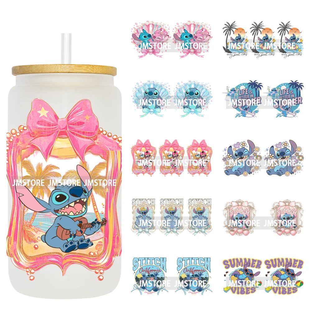 Magical Cartoon Coquette Summer UV DTF Stickers Ready to Transfer Cup Wrap Custom Labels DIY Craft For Libbey Glass Can Tumbler