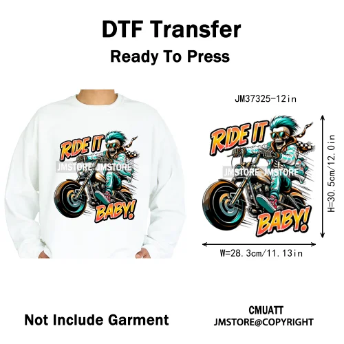 12in Monster Trucks Are My Jam Urban Graffiti Racing Rules Iron on Washable DTF Transfers Stickers Ready to Press for Clothing