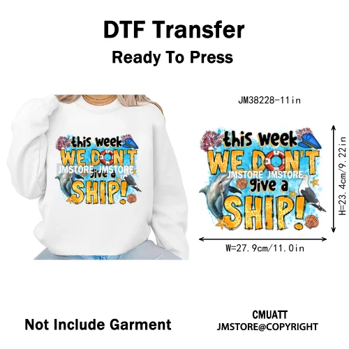Tropical Summer Tequila Cocktail Drink Sunsets Salty Beach Vibes Logo Iron on DTF Transfers Stickers Ready to Press for Clothing