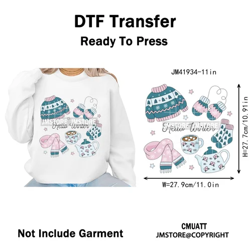 Merry and Bright Coquette Patchwork Santa Christmas Holiday Season Iron on DTF Heat Transfer Stickers Ready to Press for Hoodies