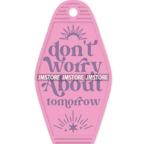 Make Today Awesome Amazing High Quality WaterProof UV DTF Sticker For Motel Hotel Keychain Positive Inspirational Saying