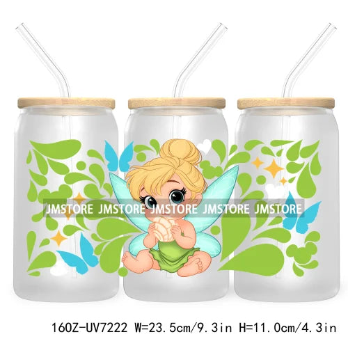 Latina Girl Power Mexican Culture 16OZ UV DTF Cup Wrap Transfers Stickers For Libbey Glass Can Cups Tumbler Waterproof Craft