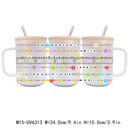 It's A Good Day To Read UV DTF Sticker For 15OZ Mug Libbey Glass Cup Can Wrap Transfer Stickers Custom Label DIY Logo Book Lover