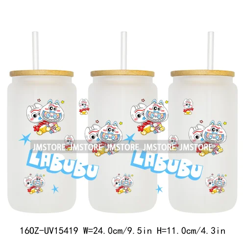 Anime Cartoon Dolls Character UV DTF Stickers Ready to Transfer Cup Wrap Custom Print DIY Craft For Libbey Glass Can Mug Tumbler