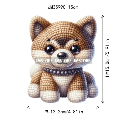 15cm 5.9in Kid Panda Bear Animal Iron On Heat Transfer Sticker For Clothes Printed Vinyl Thermal Applique Washable T-Shirt Decal