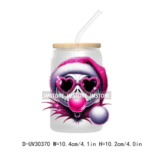 Christmas Horror Movie Killers UV DTF Transfer Stickers Decals For Libbey Cold Cups Mugs Tumbler High Quality Cartoon Characters