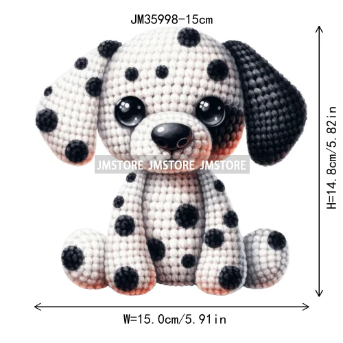 15cm 5.9in Kid Panda Bear Animal Iron On Heat Transfer Sticker For Clothes Printed Vinyl Thermal Applique Washable T-Shirt Decal