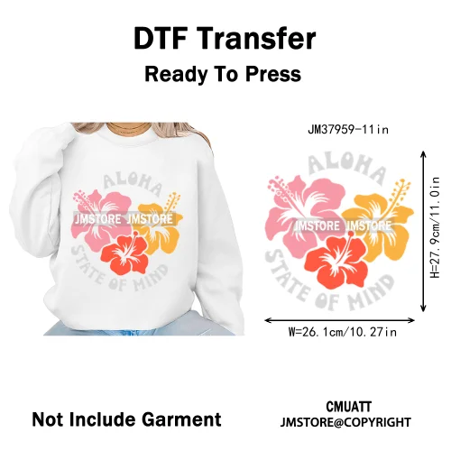 Hello Summer Beach Vibes Stay Cool Live In Sunshine Hot Mom Cowgirl Iron on DTF Transfers Stickers Ready to Press for T-shirts