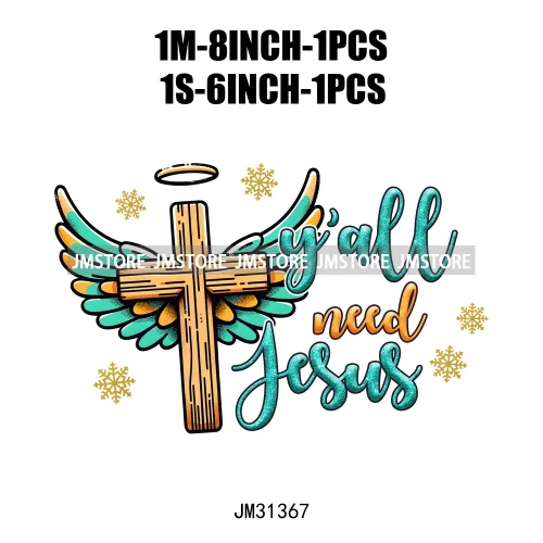 Be The Light Bible Verse Jesus Cross Christ Floral Religious Faith Motivational Spirit Iron On DTF Transfer Stickers For T-shirt