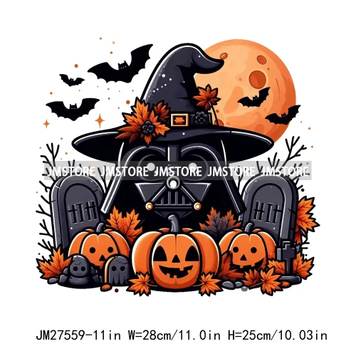 Ghost Highland Cows Western Pumpkin Skeleton Fall Dead Rip Coffin Cross Halloween DTF Iron On Transfers Stickers For Sweatshirt