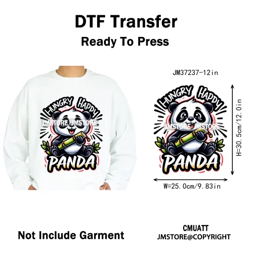 12in Cool Jungle King Beats Graffiti Hip Hop Animals Lover Iron on DTF Thermal Transfers Stickers Ready to Press for T-shirts