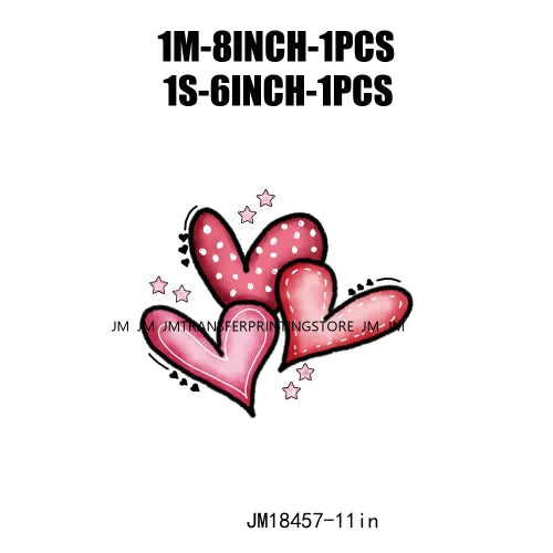 Cupid’s Love Lodge Designs Succa For You Love My Gnomies DTF Western Valentines Quotes Plastisol Transfer Stickers For Clothing