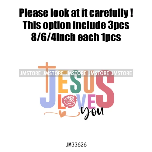 Funny Jesus Praying Psalm Trust Lord Blessed Religious Bible Verse Iron On DTF Transfer Stickers Ready To Press For Hoodies