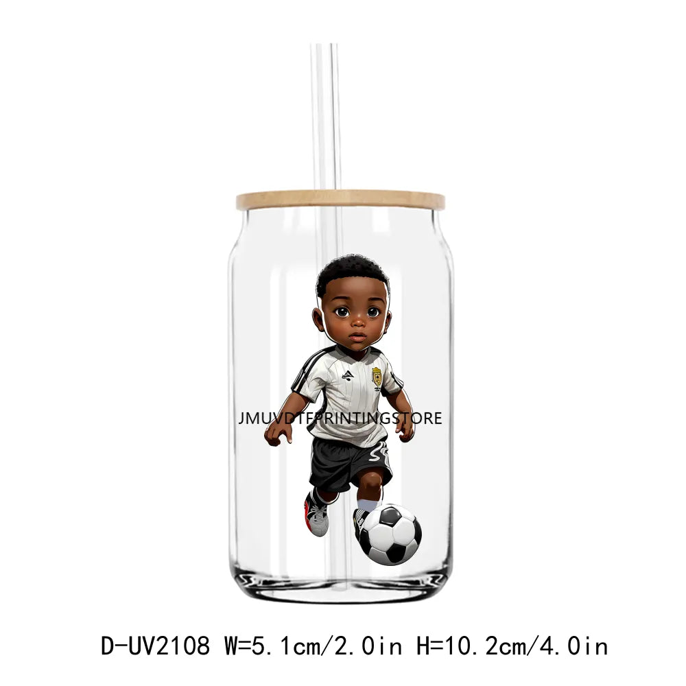 Baseball Football Sport Boy UV DTF Transfers Stickers Decals For Libbey Cold Cups Mugs Tumbler Waterproof DIY Craft