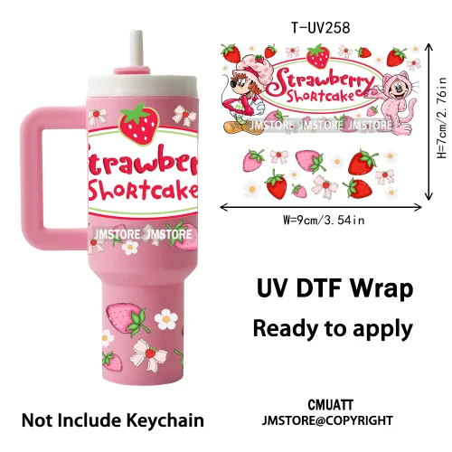 Cute Cartoon Princess Friends Wholesale Bulk UV DTF Wraps Ready To Apply Transfer Stickers Waterproof For Mini Tumbler Keychain
