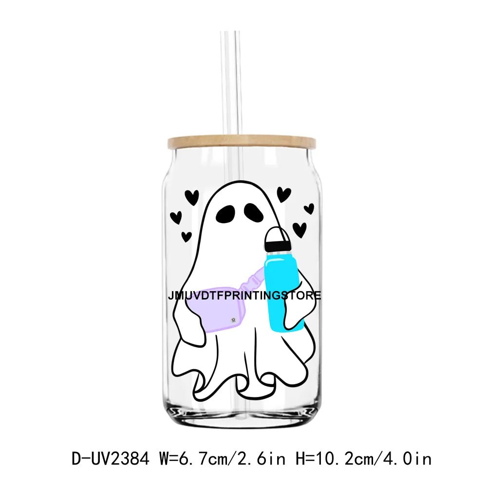 Hocus Pocus Spooky Halloween Skull UV DTF Transfers Stickers Decals For Libbey Cold Cups Mugs Tumbler Waterproof DIY Craft