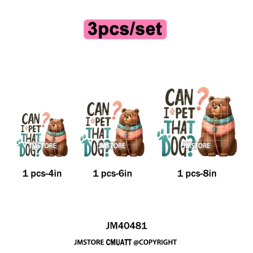 Funny Animal Snarky Inspire Quotes Dog Cat Sarcastic Saying Iron on DTF Washable Transfers Stickers Ready to Press for Clothes