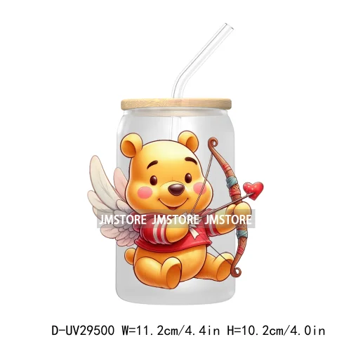 Cute Cartoon Baby Girls Kids Characters UV DTF Transfer Stickers Decals For Libbey Cold Cups Mugs Tumbler Princess Mouse Friends