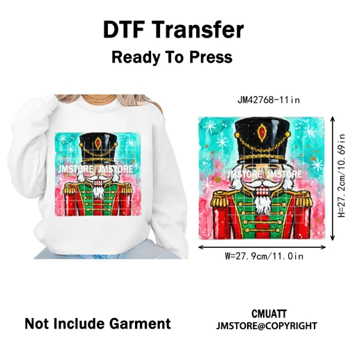 Y'all Are Nuts Pastel Cartoon Character Tis The Season Christmas Iron on DTF Heat Transfers Stickers Ready to Press for Clothes