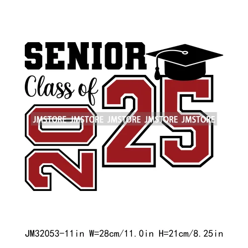 Class Of 2025 Season Coquette School Senior Year Our Final Chapter Iron On DTF Transfers Stickers Ready To Press For Hoodies