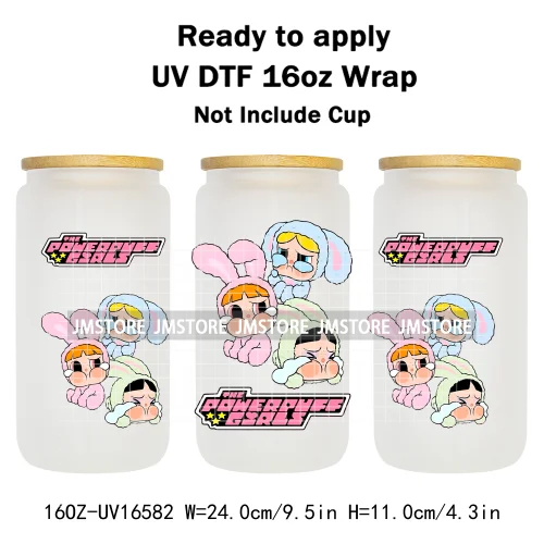 Cartoon Baby Monsters Cry UV DTF Stickers Ready To Transfer Cup Wrap Custom Labels DIY Craft For Libbey Can Glass Tumblers Mugs